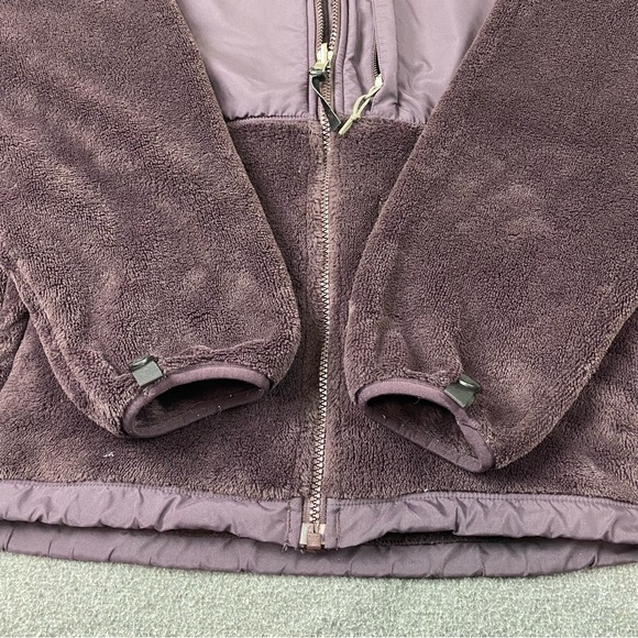 Vintage The North Face Burgandy Denali Fleece Polartec Jacket Women’s Size XL - Picture 11 of 13